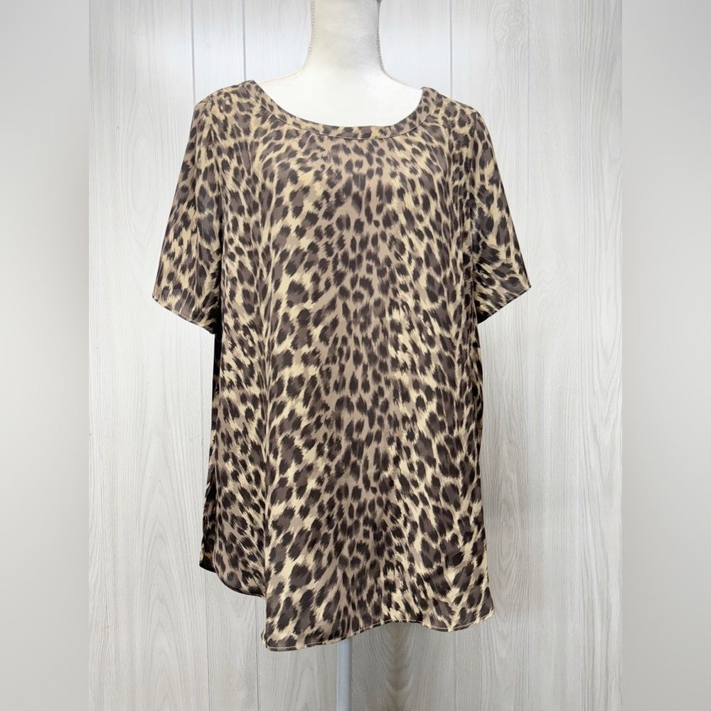 Banana Republic Leopard Print Blouse